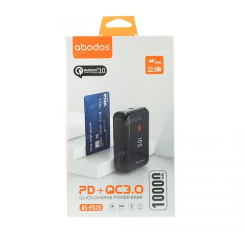 پاوربانک 10000 آبودوس مدل ABODOS AS-PS25