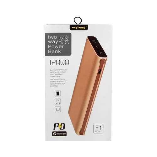 پاوربانک نافومی مدل F1 ظرفيت 12000 ميلي امپر