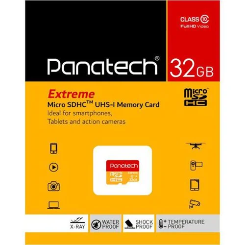 کارت میکرو اس دی Panatech Extreme ظرفیت 32 گیگابایت